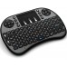 Retoo Mini klawiatura bezprzewodowa z touchpadem podświetlana do Smart TV BT Mini klawiatura bezprzewodowa z touchpadem podświetlana do Smart TV BT