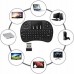 Retoo Mini klawiatura bezprzewodowa z touchpadem podświetlana do Smart TV BT Mini klawiatura bezprzewodowa z touchpadem podświetlana do Smart TV BT