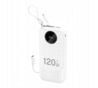 Dudao K13Pro 20000mAh with a built-in kablem biały