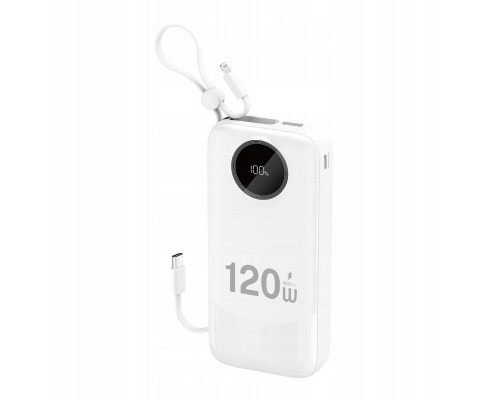Dudao K13Pro 20000mAh with a built-in kablem biały