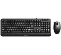 MediaRange Klawiatura+Mysz USB 2.0 czarny QWERTY