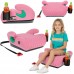 FMonroe FOTELIK SAMOCHODOWY Podkładka siedzenia pink pikowana R129 125-150 CM