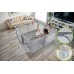 King Kids KOJEC DZIECIĘCY 140x140 cm PLAC ZABAW SUCHY BASEN UCHWYTY I 50 PIŁEK