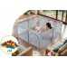 King Kids KOJEC DZIECIĘCY 140x140 cm PLAC ZABAW SUCHY BASEN UCHWYTY I 50 PIŁEK