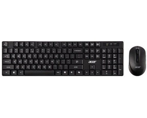 Acer GP.ACC11.03M klawiatura Dołączona myszka Dom/Biuro USB Black, Gray