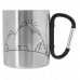 Mug Turystyczny  Stalowy z Karabińczykiem Prezent ORION 350 ml