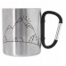 Mug Turystyczny  Stalowy z Karabińczykiem Prezent ORION 350 ml