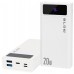 BLOW  20000MAH QC+PD 20W + LIGHTNING BIAŁY PB20E