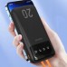 Dudao pojemny powerbank z 3 wbudowanymi kablami 20000mAh USB Typ C + micro USB + Lightning black (Dudao K6Pro+)