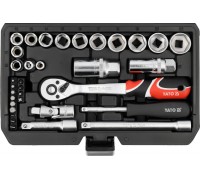 Yato ZESTAW KLUCZY 34el 1/4" / 3/8"