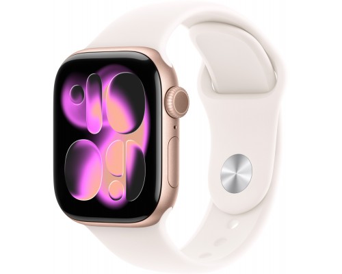Watch Series 11 Cellular 42mm Rose Gold /Light Blush Sport Band - M/L