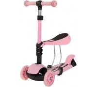 dziecięca Three-wheeled z siedziskiem Pink