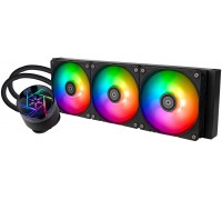 SilverStone NovaPeak 360 ARGB 12 cm Black 1 szt.
