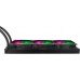 SilverStone NovaPeak 360 ARGB 12 cm Black 1 szt.