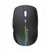 Wozinsky bezprzewodowa WMGK-1132 podświetlona RGB - czarna