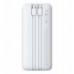 Baseus Lipow 20000mAh 22,5W  dwoma wbudowanymi kablami  dodatkowym kablem Simple USB-A - USB-C 3A 20cm White