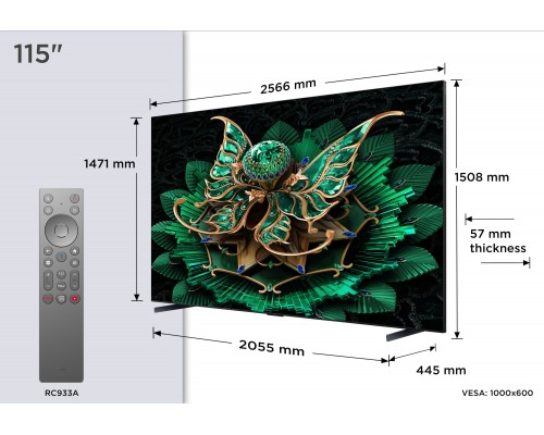 TCL 115C7K Mini LED 115