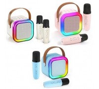 Blackmoon K12 Bluetooth Karaoke skrzynka z 2 mikrofonami RGB (Mix colors) K12 Mix (9202318424238)