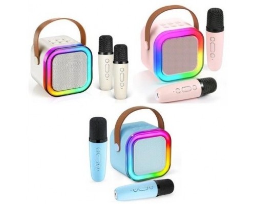 Blackmoon K12 Bluetooth Karaoke skrzynka z 2 mikrofonami RGB (Mix colors) K12 Mix (9202318424238)