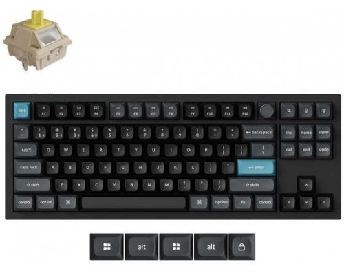 Keychron KEYBOARD WRL Q3 ULTRA/BLACK Q3U-M4 KEYCHRON Q3U-M4 (4894979049865)