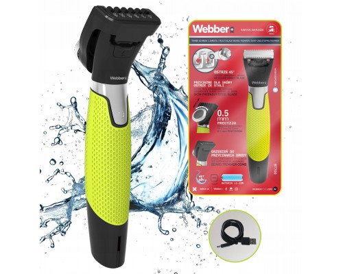 Męski Do Brody Webber BT700 MULTIBLADE Precyzyjny Do Zarostu 0,5mm