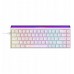 Ajazz mechaniczna przewodowa Ajazz NK68 Red Switch White USB-C