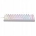 Ajazz mechaniczna przewodowa Ajazz NK68 Red Switch White USB-C