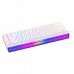 Ajazz mechaniczna przewodowa Ajazz NK68 Red Switch White USB-C