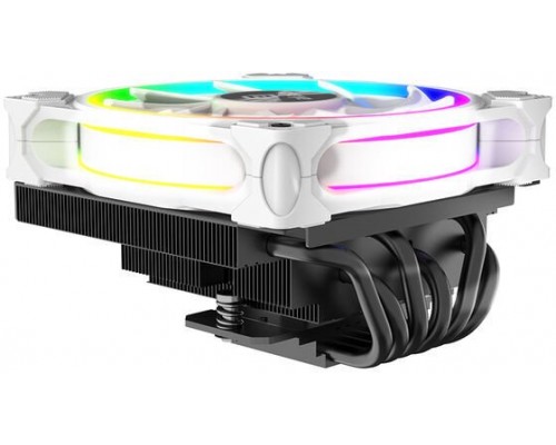 Akasa SOHO H6L M2 Low-Profile CPU-chłodzenie, ARGB - 120mm, biały