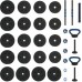 vidaXL vidaXL Zestaw hantli 4 w 1 40kg Black i blue