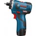 Bosch cordless drill GSR 12V-20 Professional HX, 12V (blue / black, L-BOXX, 2x Li-ion battery pack 3.0Ah) - 9WBAEHP5