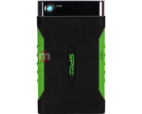 HDD Silicon Power Armor A15 1TB Black-Green (SP010TBPHDA15S3K)