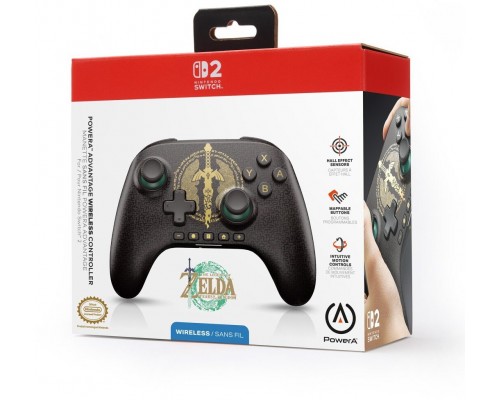 PowerA PowerA SWITCH2 Pad bewith prwith ewoforwy Advantage - Zniswith cwith ony Master Sword