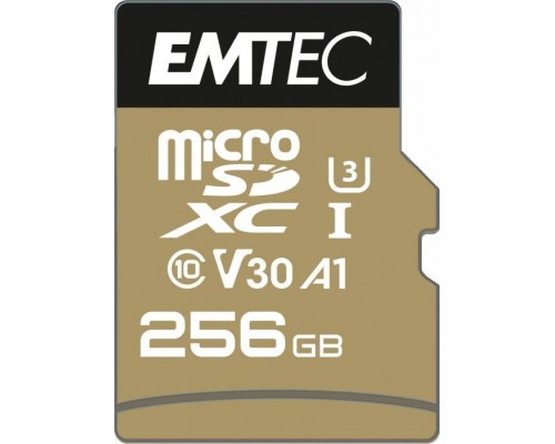 SD  Emtec Speedin Pro MicroSDXC 256 GB Class 10 UHS-I/U3 A1 V30 (ECMSDM256GXC10SP)
