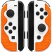 Liwith ard Skins naklejki na controller|y Switch Joy-Con Tangerine