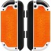Liwith ard Skins naklejki na controller|y Switch Joy-Con Tangerine