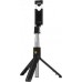 Selfie nūjiņa Pašportreta nūjiņa Tripods K07 statīvs ar bluetooth pulti / bezvadu turētājs nūja attēliem black () - 5903396033605