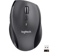 Logitech Logitech M705 Marathon, połączenie 2,4 GHz przez odbiornik USB Unifying, czujnik laserowy 1000 DPI, 3-letnia żywotność baterii, 7 przycisków, PC / Mac - czarny