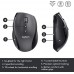 Logitech Logitech M705 Marathon, połączenie 2,4 GHz przez odbiornik USB Unifying, czujnik laserowy 1000 DPI, 3-letnia żywotność baterii, 7 przycisków, PC / Mac - czarny