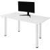Gaming galds Zdesk 21312640 White 138 cmx68 cm