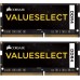 Corsair Value Select, SODIMM, DDR4, 16 GB, 2133 MHz, CL15 (CMSO16GX4M2A2133C15)