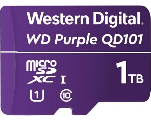 SD  WD Purple MicroSDXC 1 TB Class 10 UHS-I/U1  (WDD100T1P0C)