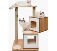 Catit standing Catit Vesper Double, 103.5 x 65 x 65 cm, nutty