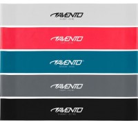 Avento Mini Band dažādu pretestības līmeņu komplekts daudzkrāsains 5 gab.
