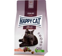 Happy Cat Sterilised Atlantic Salmon, sucha karma, dla kotów po sterylizacji, łosoś atlantycki, 10 kg, worek