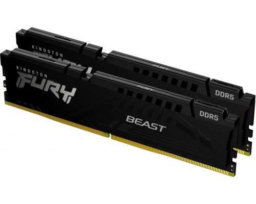 Kingston Fury Beast, DDR5, 32 GB, 5200MHz, CL40 (KF552C40BBK2-32)