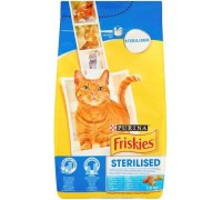 Purina FOOD DLA CATÓW FRISKIES SK STERILE - ŁOSOŚ, WARZYWA 1,5KG