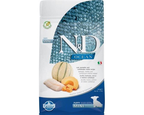 Farmina N&D Dog Ocean Cod Pumpkin Cantaloupe Melon Puppy Mini 800 GR