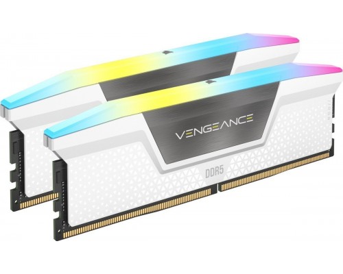Corsair Vengeance RGB, DDR5, 32 GB, 6200MHz, CL36 (CMH32GX5M2B6200C36W)