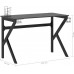 Gaming galds Elior Black biurko gamingowe z uchwytami - Higo